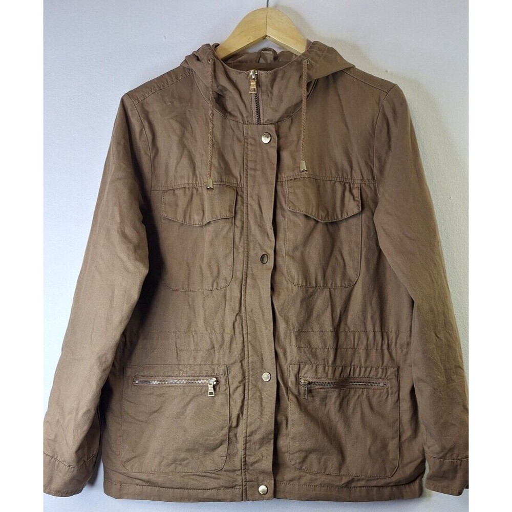 Delia's Barn Chore Jacket Women's L Y2K Outdoor Gorpcore Utility Camping Nature